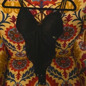 Women’s semi see thru body (black) size small